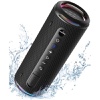Tronsmart T7 Lite Bluetooth Speaker Portable Enhanced Bass with 24 Hours Playtime, APP Control, IPX7 Waterproof for Camping - Black