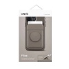UNIQ Flixa Magnetic Card Holder with Pop Grip & Stand – Flint Grey