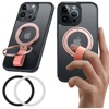 Torras OmniRing Universal Magnetic Phone Grip Holder with Kickstand MagSafe Compatible for Phones - Pink