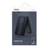 Uniq Heldro ID Magnetic Card Holder with Flex Hand Grip & Stand for Phones - Navy Blue