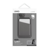 Uniq Lyden DS RFID Blocking Leatherette 2in1 MagSafe Magnetic Card Wallet & Stand – Charcoal/Grey