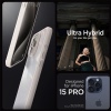 Spigen Ultra Hybrid Phone Case for iPhone 15 Pro – Natural Titanium