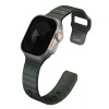 Uniq Stride FKM Tough Rubber Apple Watch Strap for Series 1-10, SE/SE2 & Watch Ultra - 49/45/44/46MM - Moss Green