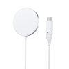 Choetech 15W Qi wireless inductive charger with MagSafe - Silver (H046+T518)