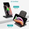 Choetech 15W Fast Wireless Charger Stand + 1.2m Cable – Black – T555-F