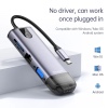 Mcdodo 10in1 USB C Hub Adapter Gigabit Lan, HDMI 4K, VGA, 4 USB 3.0 Ports, SD/TF Card, 100W USB C PD Thunderbolt 3 - HU-7420
