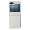 Samsung Galaxy Z Flip 6 ORA Leatherette Phone Case by UNIQ - Cream