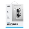 Uniq Optix Aluminium Camera Lens Protector for iPhone 16 / 16 Plus – Silver