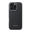 Pitaka Ultra-Slim Case for iPhone 16 Pro Max – Black/Grey
