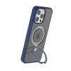 Torras UPRO Ostand Series Magsafe Compatible Phone Case for iPhone 16 Pro Max – Navy Blue