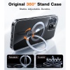 Torras UPRO Ostand Spin Series MagSafe Compatible Case for iPhone 16 Pro – Clear