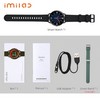 IMILAB KW66 Smart Business Watch - Black with Extra Green Strap