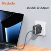 Mcdodo 45W 3-Port Fast Charger EU - CH-4860 - Black