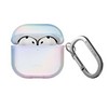 Uniq Iridescia Holographic Case for Apple AirPods 4th Gen with Carabiner - Holo Quartz