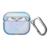 Uniq Iridescia Holographic Case for Apple AirPods Pro 2nd Gen with Carabiner – Blue