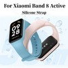 Soft Silicone Replacement Strap Band for Xiaomi Mi Band 8 Active