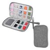 Smartwatch Accessories Organizer, Tech Accessories Travel Storage Bag for Watch Bands, Extra Pocket for Chargers, Cables, USB, SD Cards