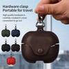 Protective Leather Case for Samsung Galaxy Buds 3 / Buds 3 Pro with Lock and Metal Clasp