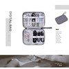 Smartwatch Accessories Organizer, Tech Accessories Travel Storage Bag for Watch Bands, Extra Pocket for Chargers, Cables, USB, SD Cards
