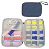 Smartwatch Accessories Organizer, Tech Accessories Travel Storage Bag for Watch Bands, Extra Pocket for Chargers, Cables, USB, SD Cards