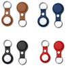 Apple Airtag PC Leather Protective Case Cover with Keychain
