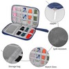 Smartwatch Accessories Organizer, Tech Accessories Travel Storage Bag for Watch Bands, Extra Pocket for Chargers, Cables, USB, SD Cards
