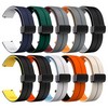 22mm Replacement Magnetic Buckle Soft Silicone Strap for Smart Watches