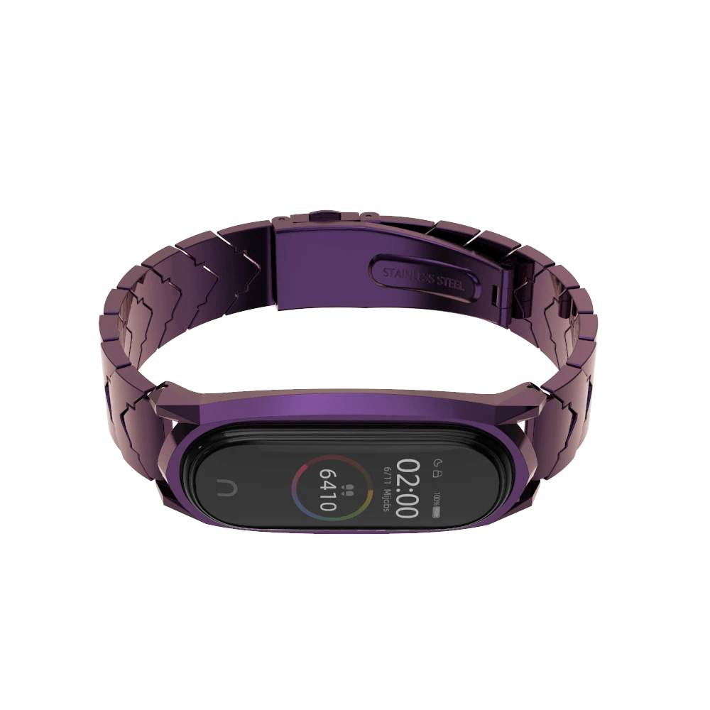 Mi Band 3/4 Metal Bracelet Replacement Strap Stainless Steel