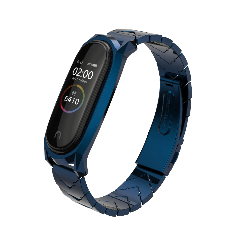 Mi Band 3/4 Metal Bracelet Replacement Strap Stainless Steel