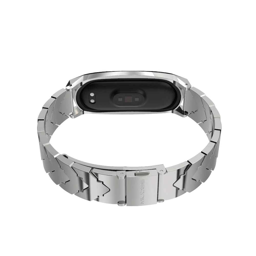 Mi Band 3/4 Metal Bracelet Replacement Strap Stainless Steel
