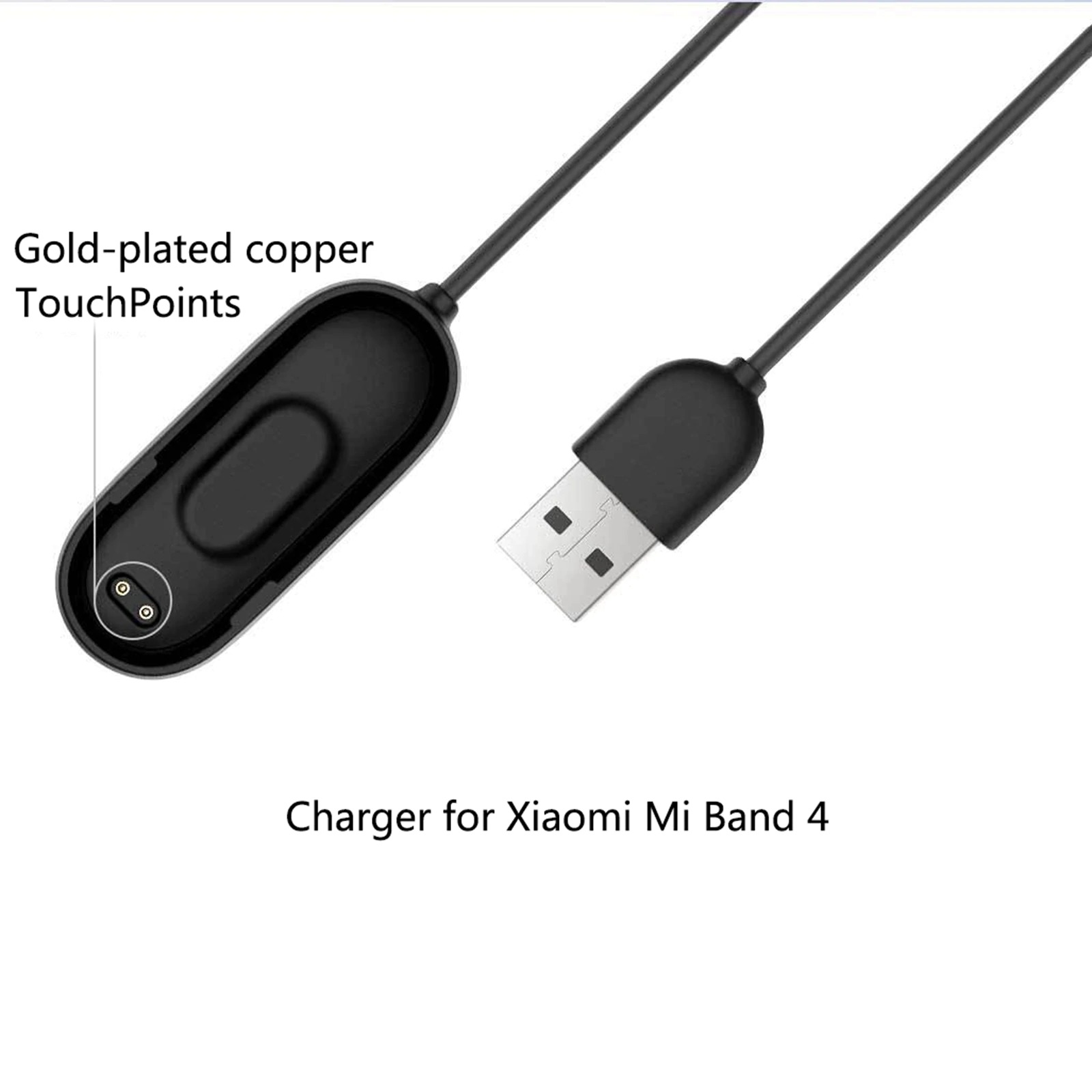Charging Cable For Xiaomi Mi Band 4 - 20 cm Length