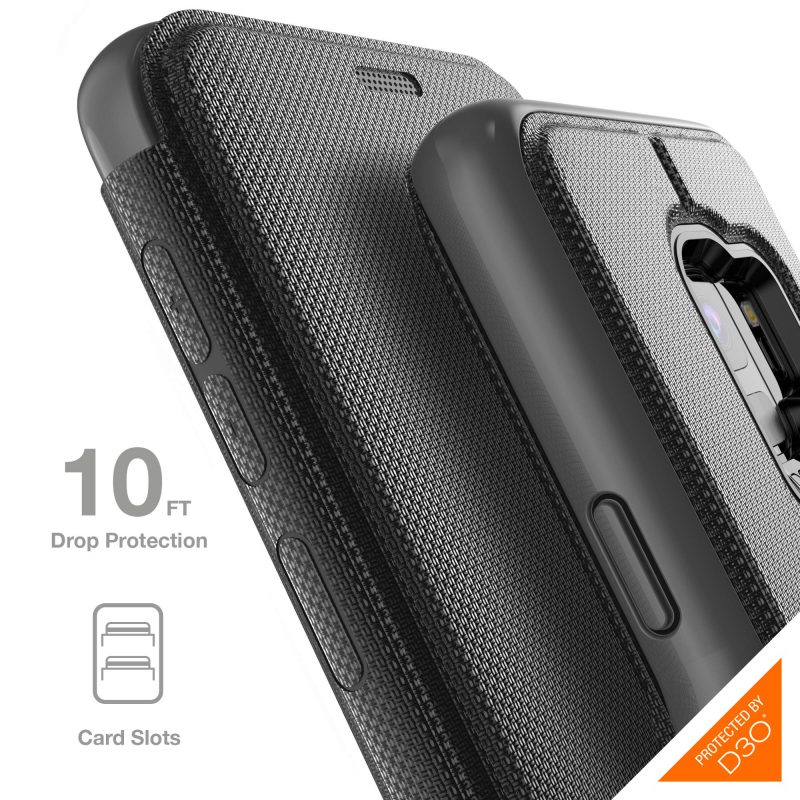 GEAR4 D3O Oxford Phone Case for Samsung S9 - Black - 4895200204657
