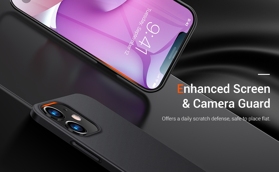 TORRAS  iPhone 12 Mini  5.4 inch Slim Fit (2020 Release), Ultra Thin Silky Soft Touch Hard Plastic Matte Finish Grip Protective Phone Cover - X002QJ783V