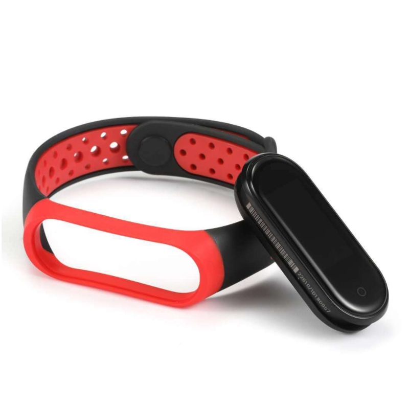 Xiaomi Mi Band 5/6 Breathable Replacement Strap, Silicone Anti-sweat Replacement Wrist Strap for MiBand 5