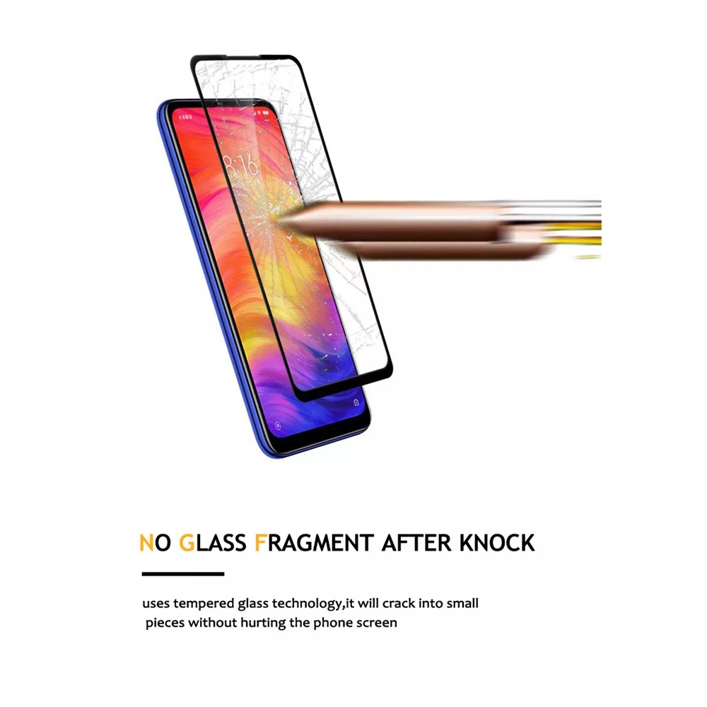 MOFI Realme 5s 2.5D 9H Full Screen Protector Tempered Glass Anti BlueRay BLACK