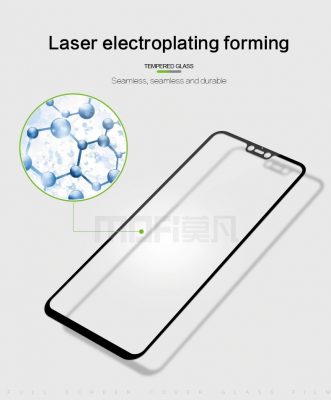 MOFI Vivo V9 2.5D 9H Full Screen Protector Tempered Glass Anti BlueRay BLACK