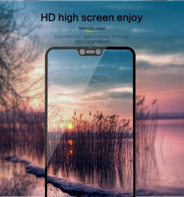 MOFI Vivo V9 2.5D 9H Full Screen Protector Tempered Glass Anti BlueRay BLACK