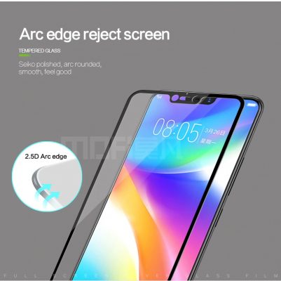 MOFI Vivo V9 2.5D 9H Full Screen Protector Tempered Glass Anti BlueRay BLACK