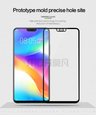 MOFI Vivo V9 2.5D 9H Full Screen Protector Tempered Glass Anti BlueRay BLACK
