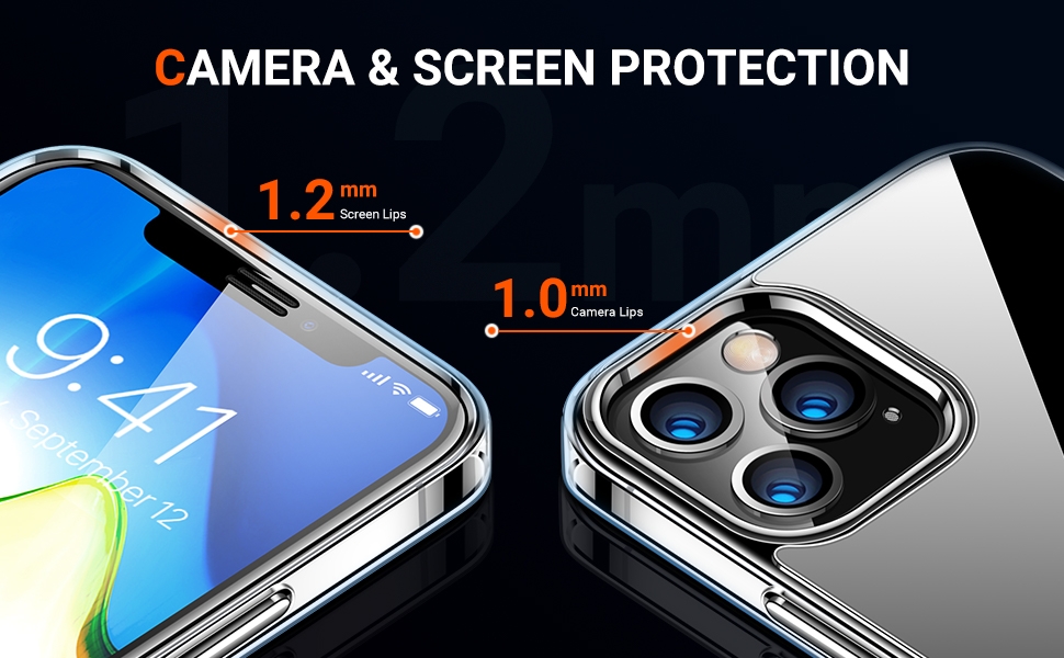 TORRAS Diamond Series Phone Case for iPhone 12 Pro Max - Blue (X002L29TRV)