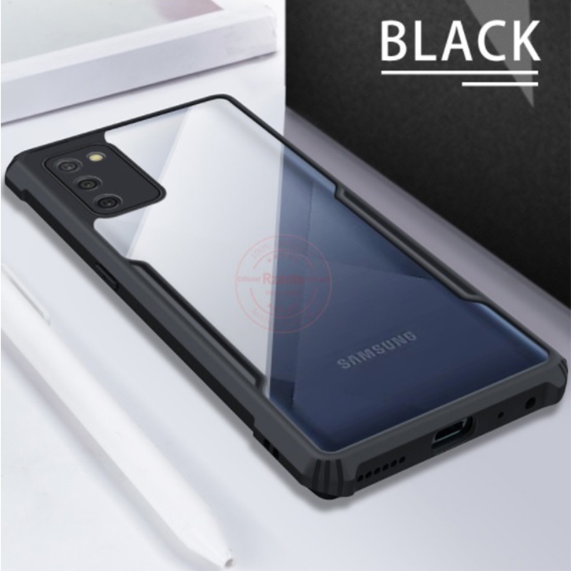 RZANTS Samsung A02S Beetle Series Protective Anti Shock Phone Case Cover Black
