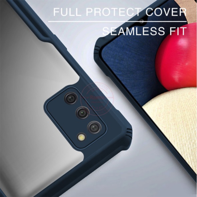 RZANTS Samsung A02S Beetle Series Protective Anti Shock Phone Case Cover Black
