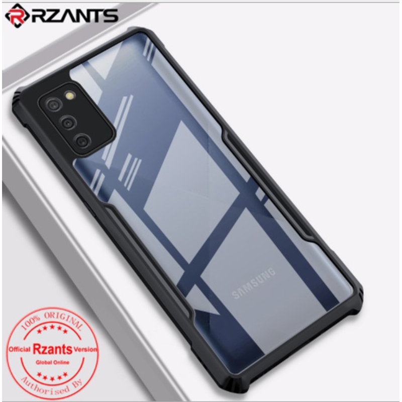 RZANTS Samsung A02S Beetle Series Protective Anti Shock Phone Case Cover Black