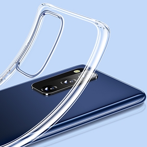 TORRAS Crystal Clear Phone Case for Samsung Galaxy S20 FE 6.5 inch - Crystal Clear (X002YG7ETJ)