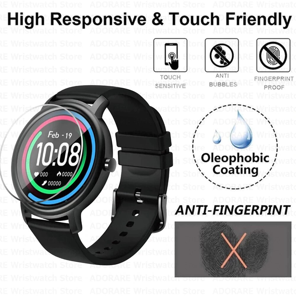 Tempered Glass Screen Protector For Mibro Air Smart Watch