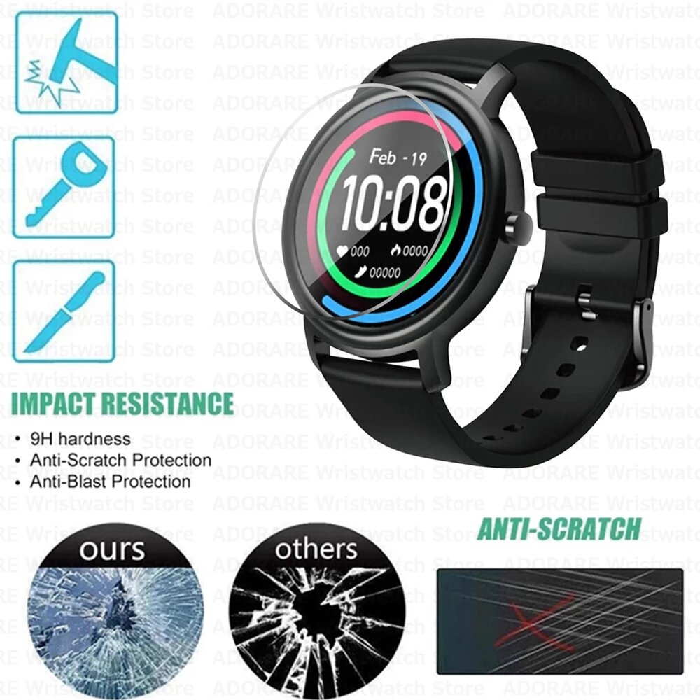 Tempered Glass Screen Protector For Mibro Air Smart Watch