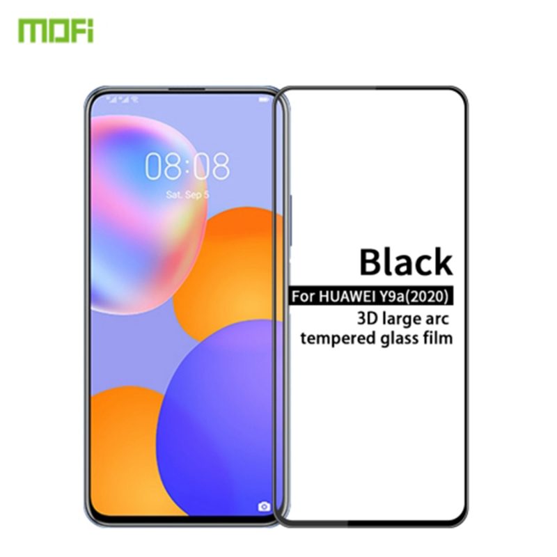 MOFI Huawei Y9A 2.5D 9H Full Screen Protector Tempered Glass Anti BlueRay- BLACK