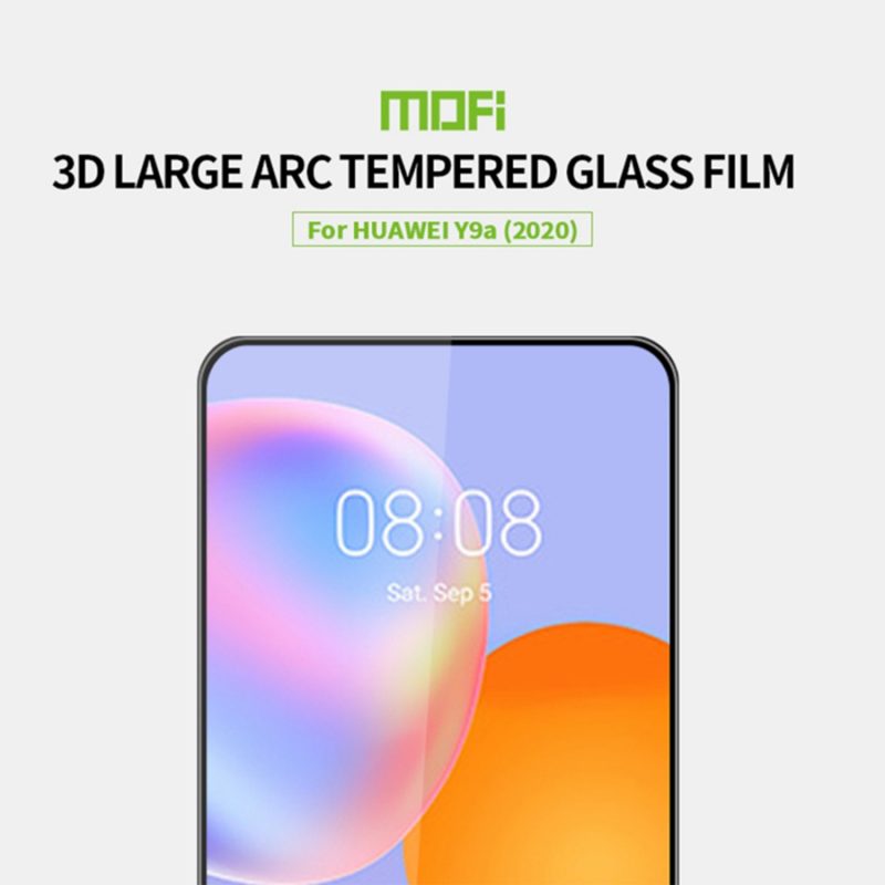 MOFI Huawei Y9A 2.5D 9H Full Screen Protector Tempered Glass Anti BlueRay- BLACK