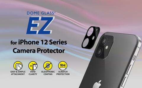 Whitestone [Dome Glass] EZ iPhone 12/12 Pro Camera Screen Protector &ndash; 2 Pack