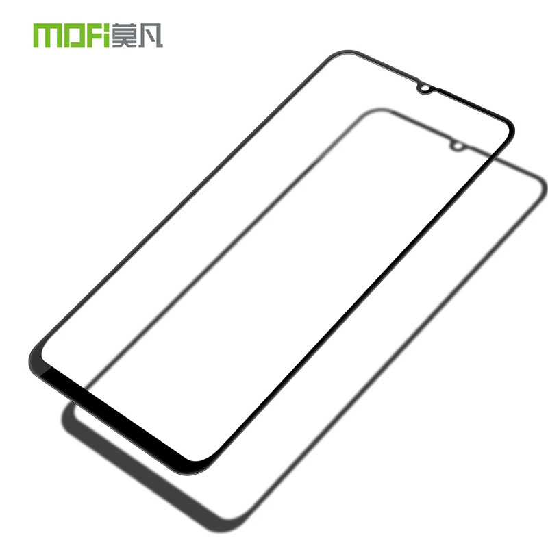 MOFI Premium Tempered Glass for Samsung A50 Full Coverage Screen Protector 2.5D 9H - BLACK